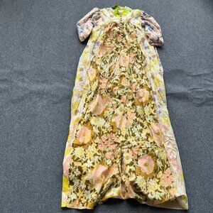 Zimmermann Size 1 Floral Patchwork Maxi Dress (Belt Included)